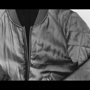 H&M Woman’s Silk Bomber Jacket